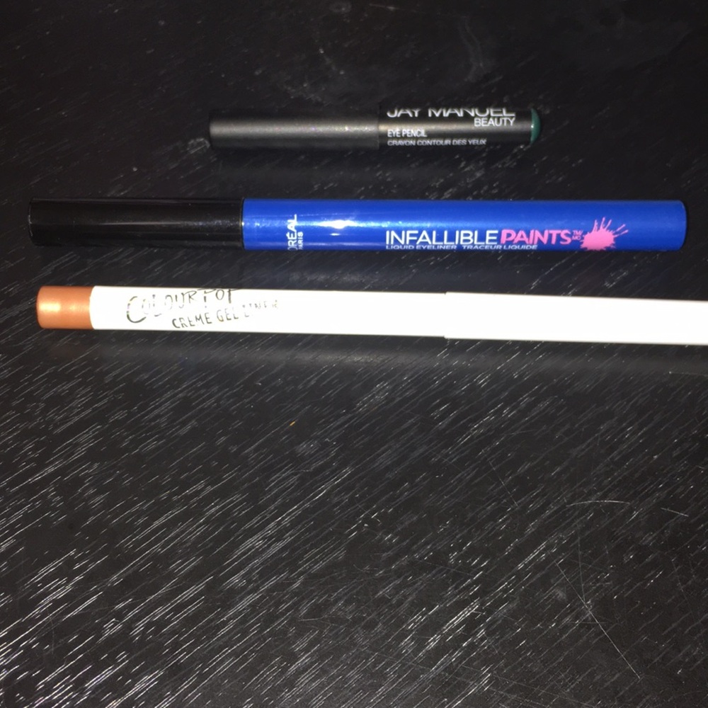 Fun colored eye liners bundle!